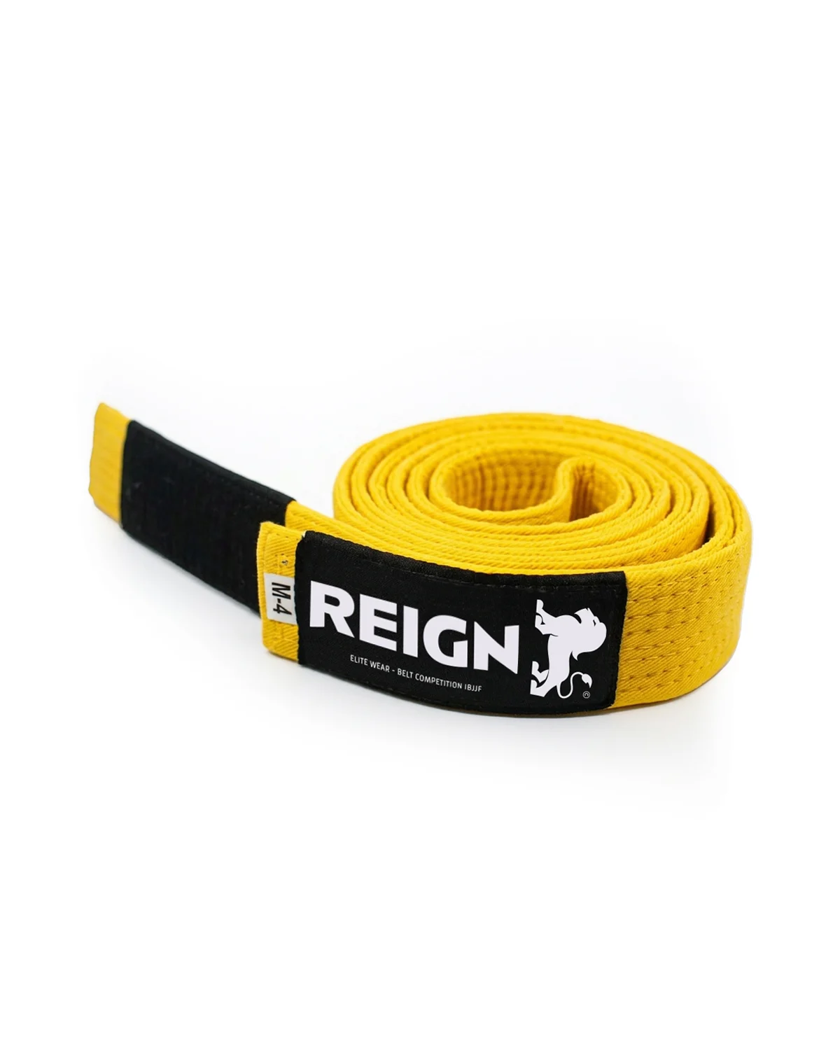 Ceinture JJB Jaune REIGN Kids & Ado – Brazilian Jiu-Jitsu – 7 à 15 ans