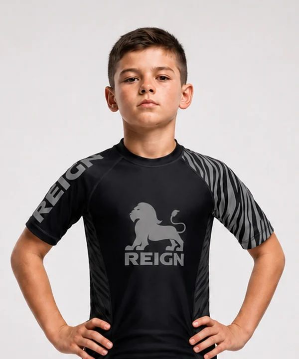 Ensemble NO-GI REIGN KIDS Ceinture grise