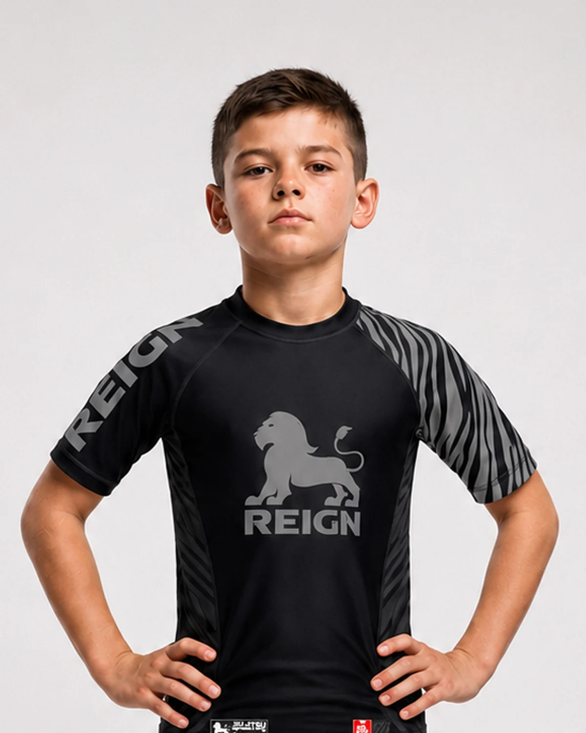 Ensemble NO-GI REIGN KIDS Ceinture grise
